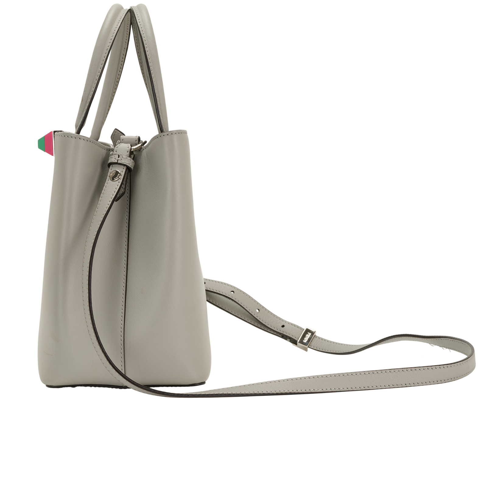 Petite 2Jours, &pound;450, Handbags, Grey, Leather, Bottom view